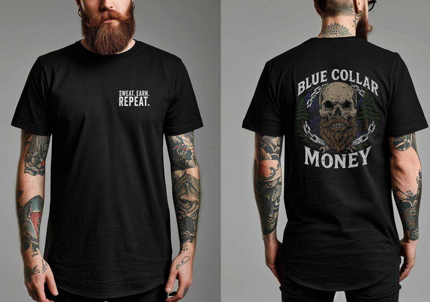 Men's Sweat. Earn. Repeat. BCM T-Shirt