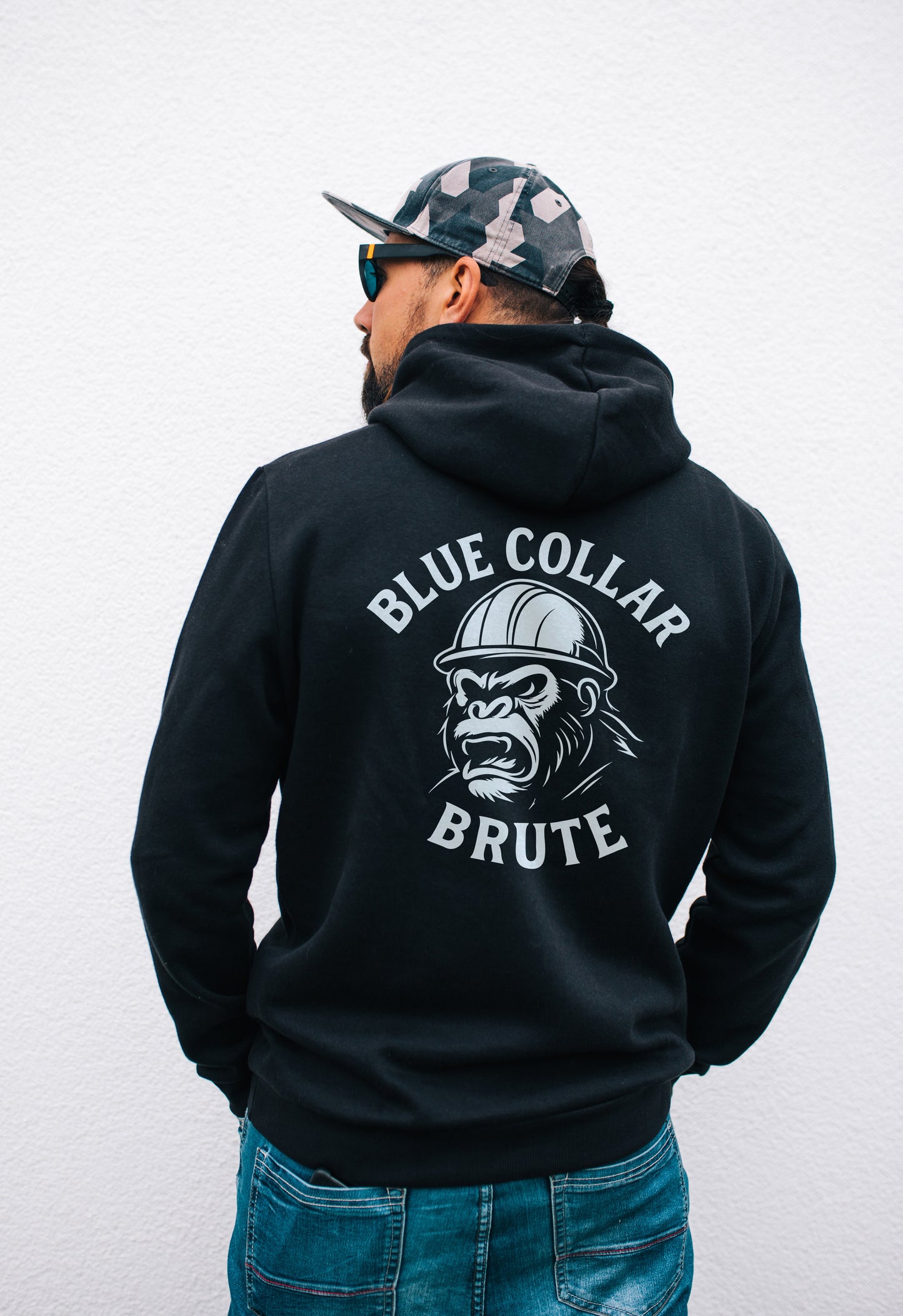 Unisex Blue Collar Brute Hoodie
