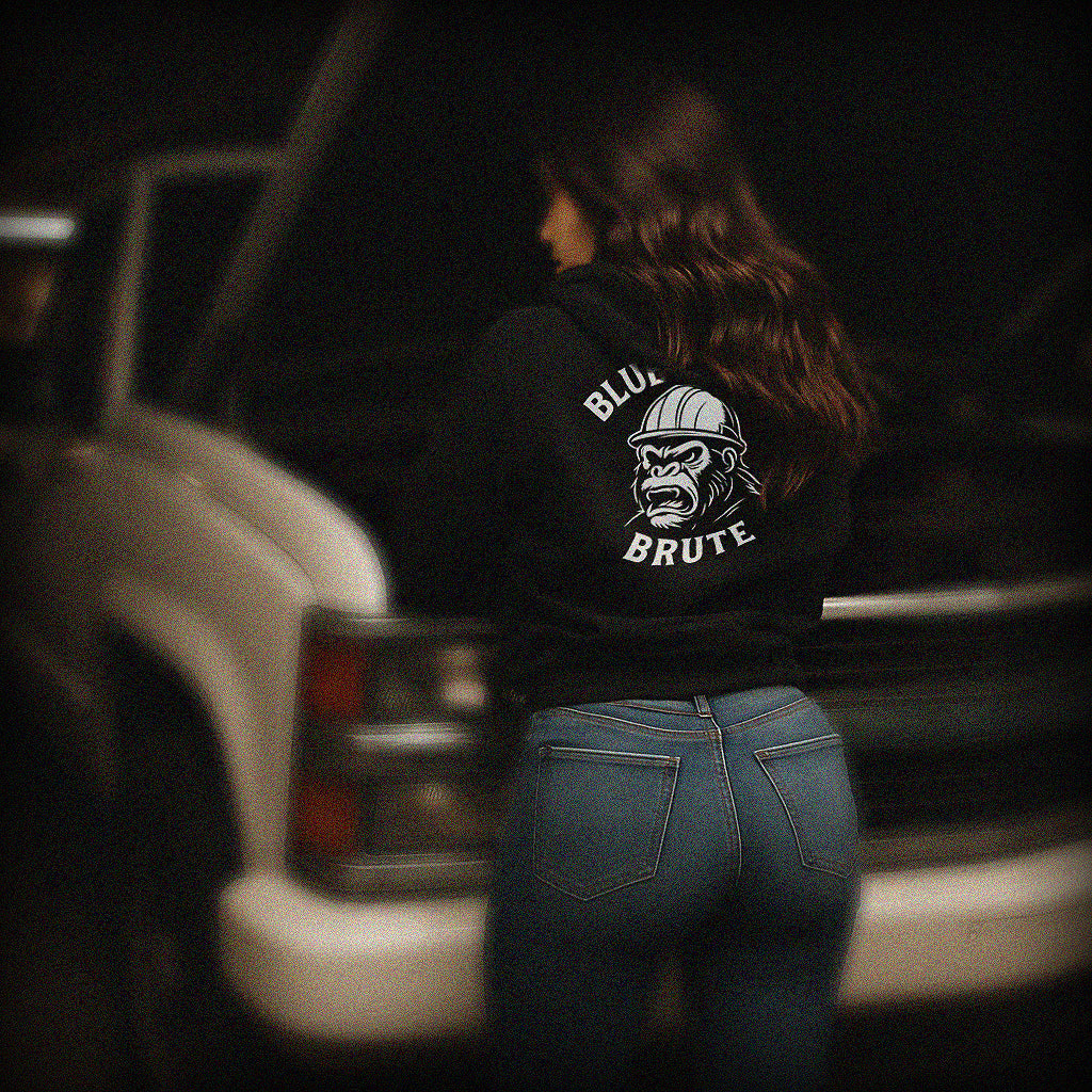 Unisex Blue Collar Brute Hoodie
