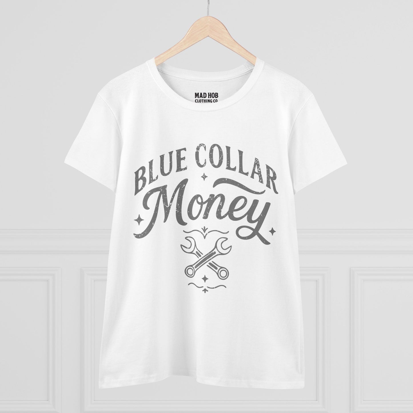 Women's Blue Collar Money T-Shirt